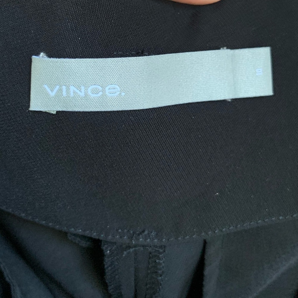 Vince Pleated Black Trousers Size 10 - Picture 4 of 6